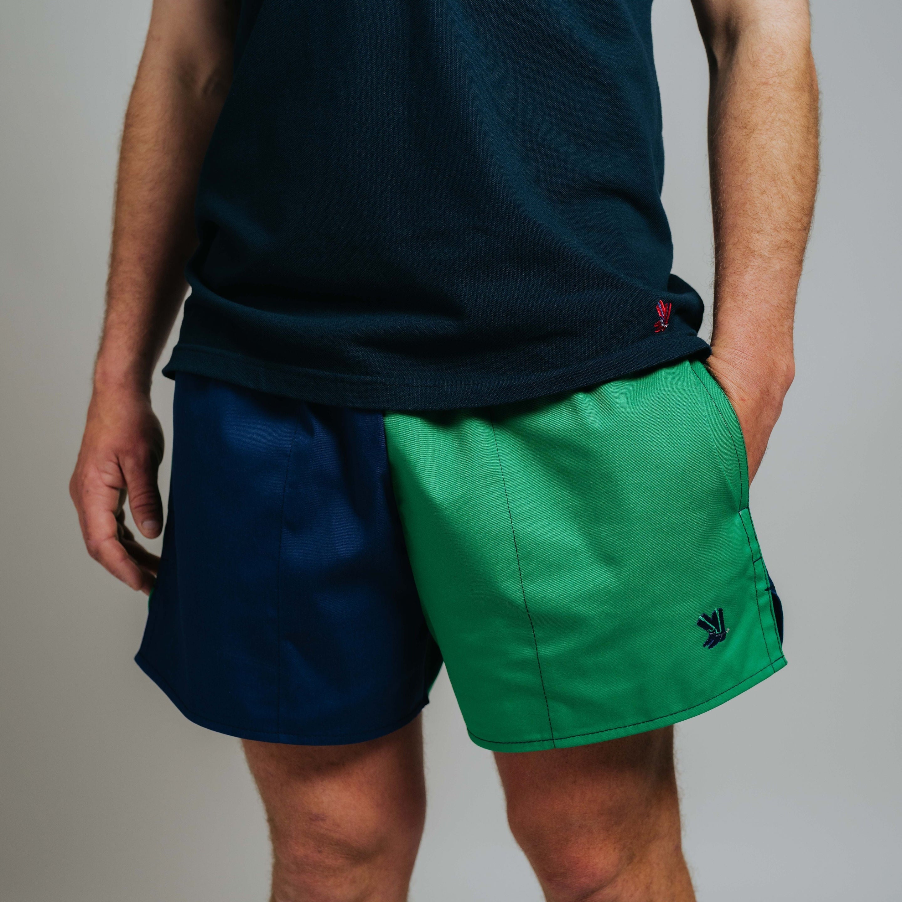 Blackjack Shorts - Green/Navy