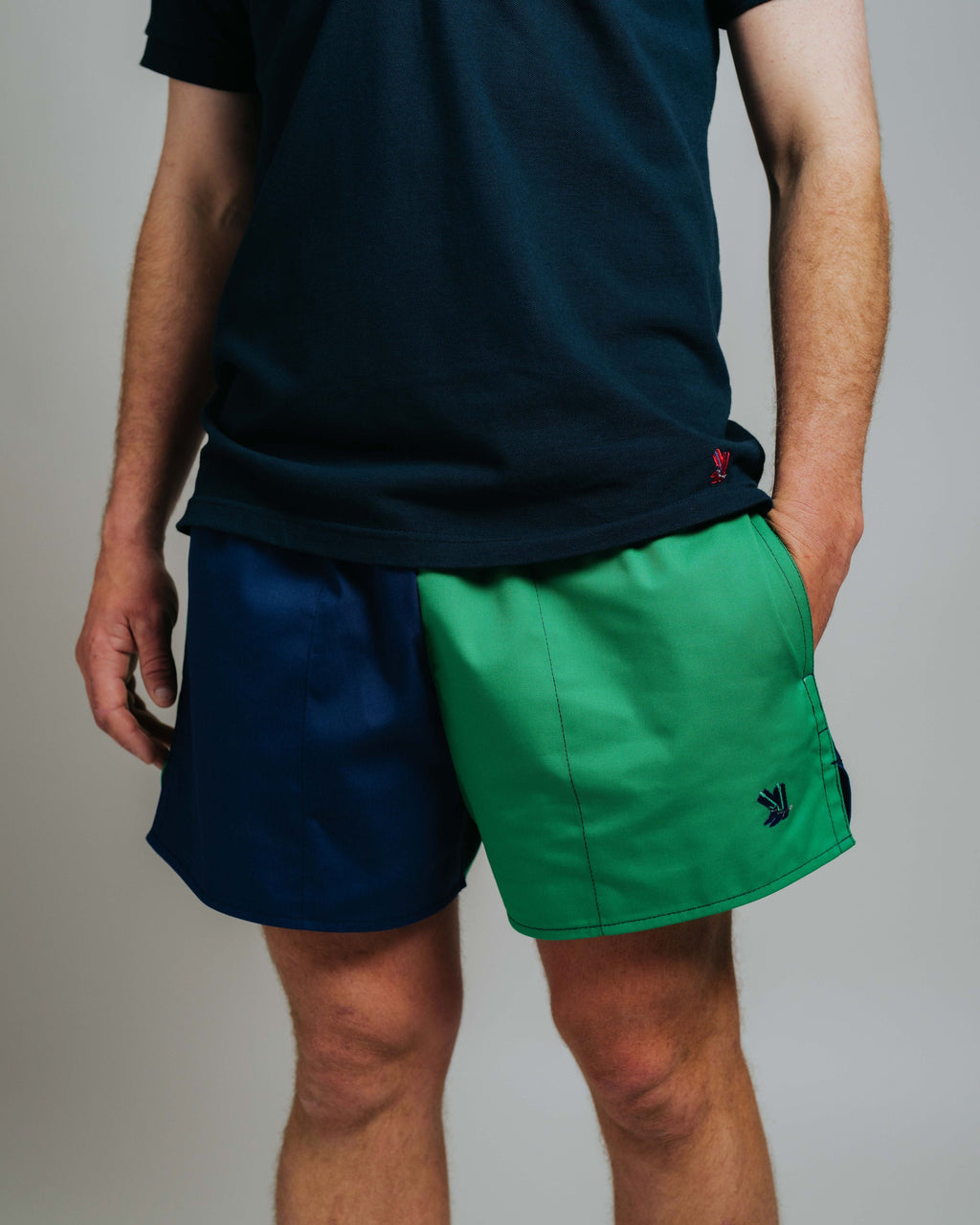 Blackjack Shorts - Green/Navy