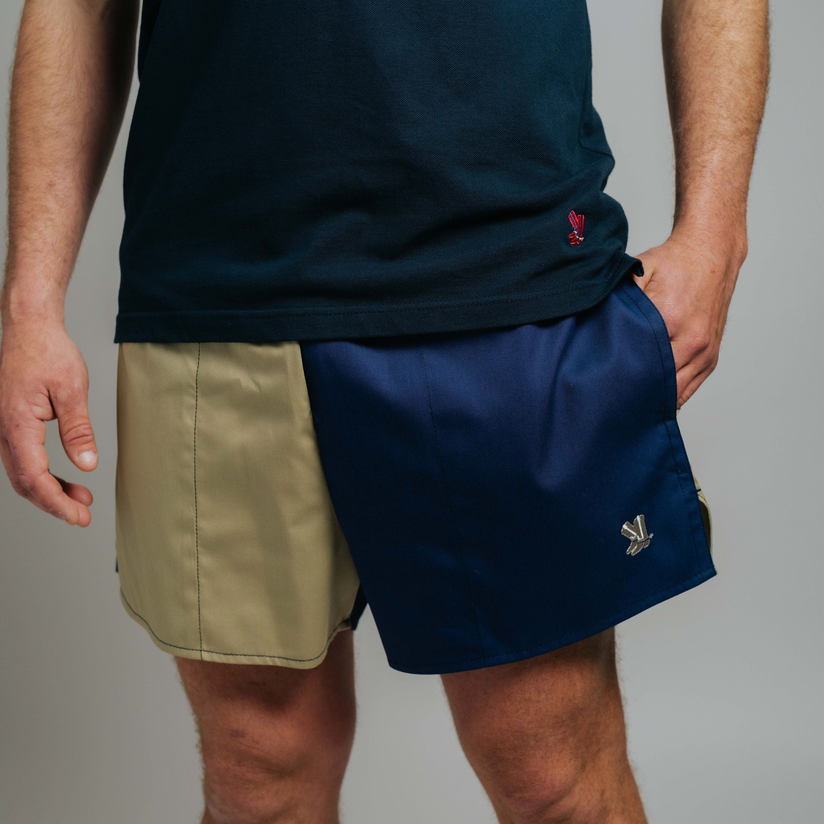 Blackjack Shorts - Navy/Stone