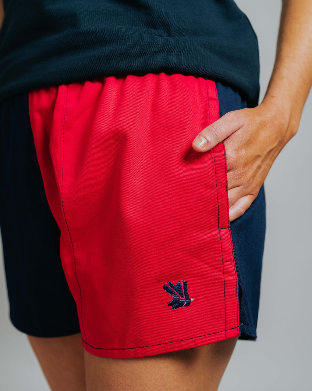 Blackjack Shorts - Red/Navy