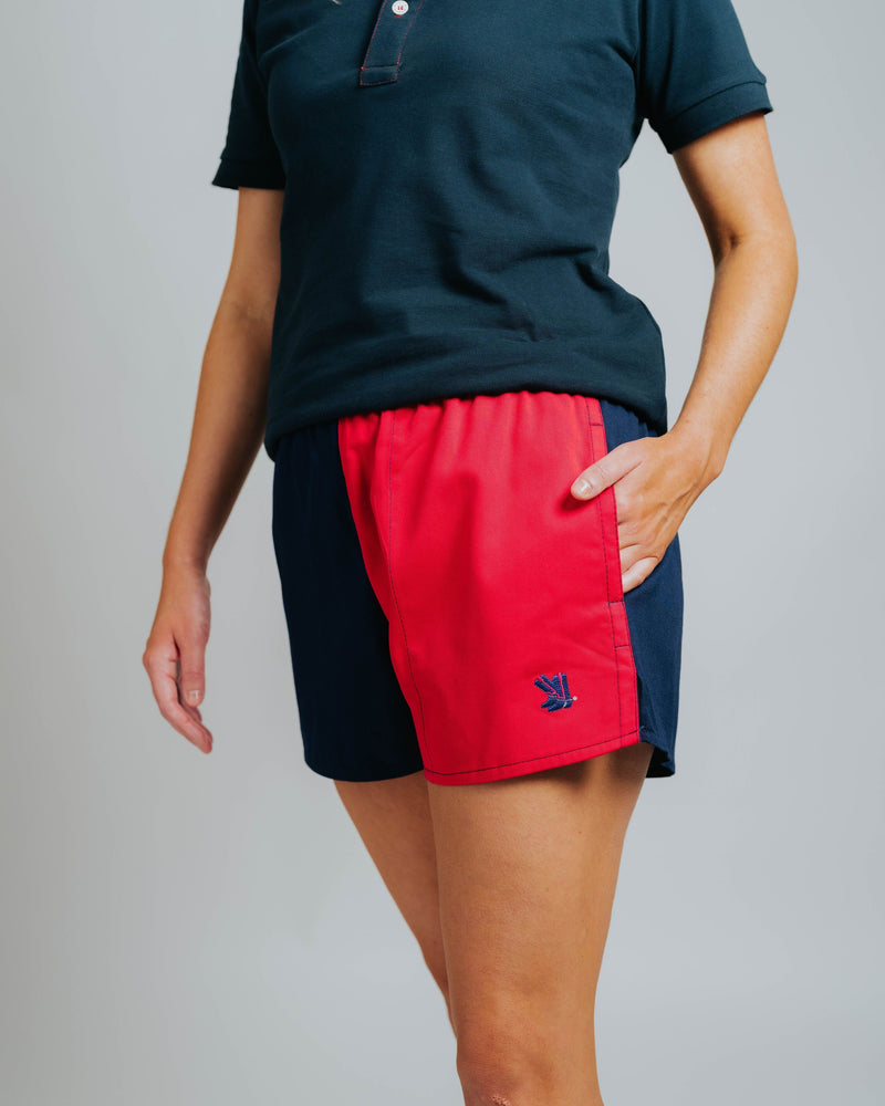 Blackjack Shorts - Red/Navy