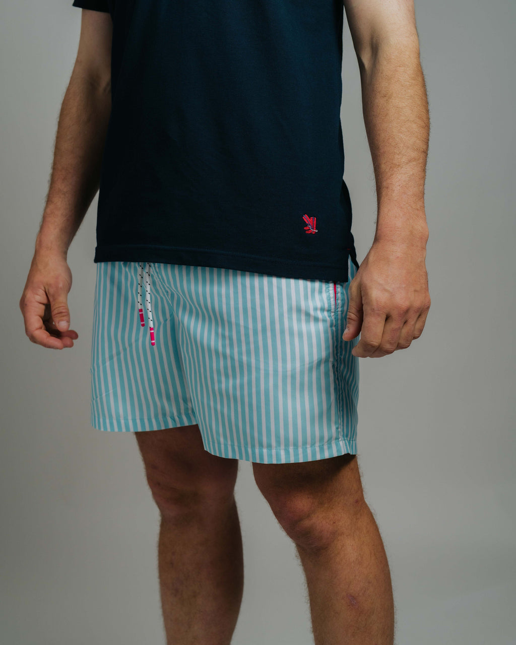 Board Shorts - Aqua Stripe