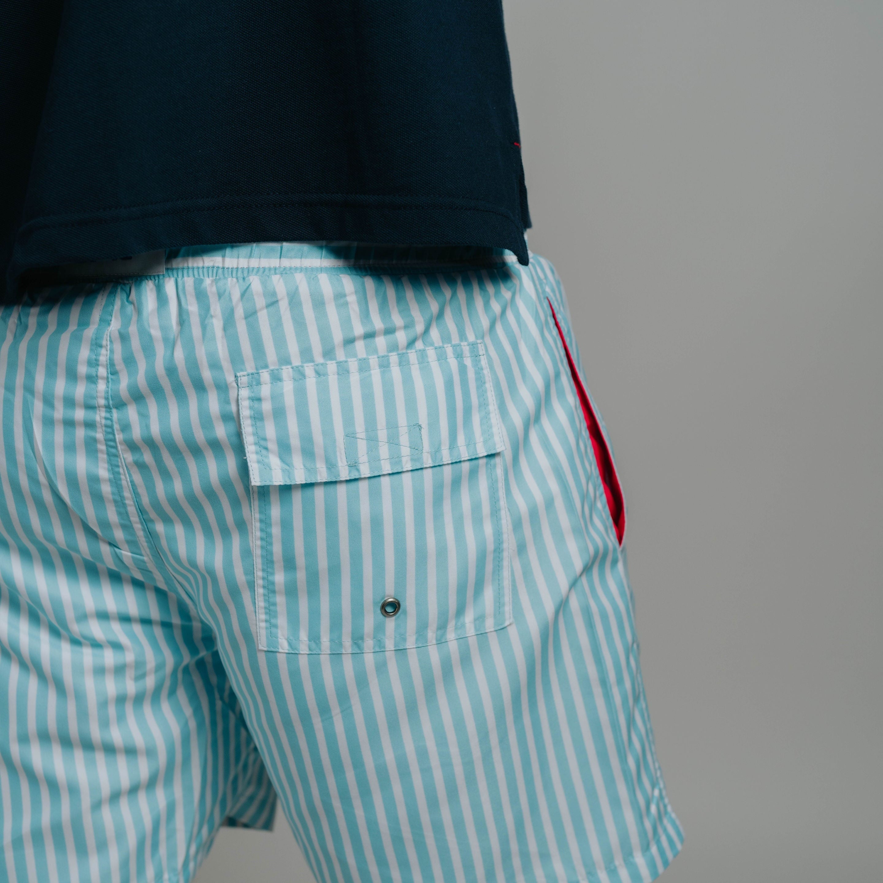 Board Shorts - Aqua Stripe