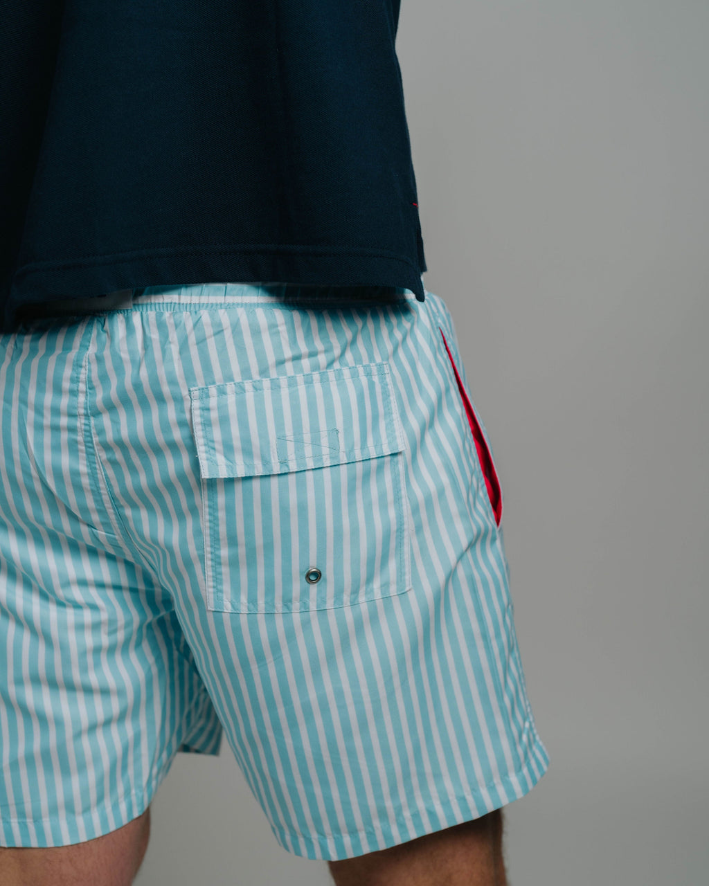 Board Shorts - Aqua Stripe