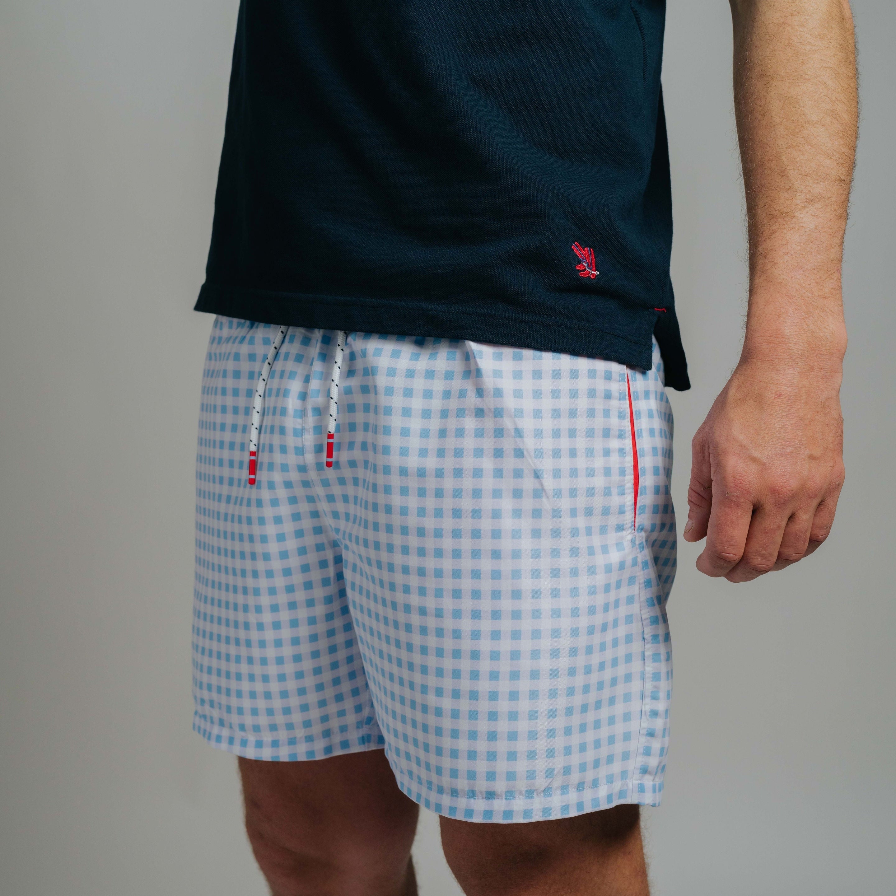 Board Shorts - Blue Check