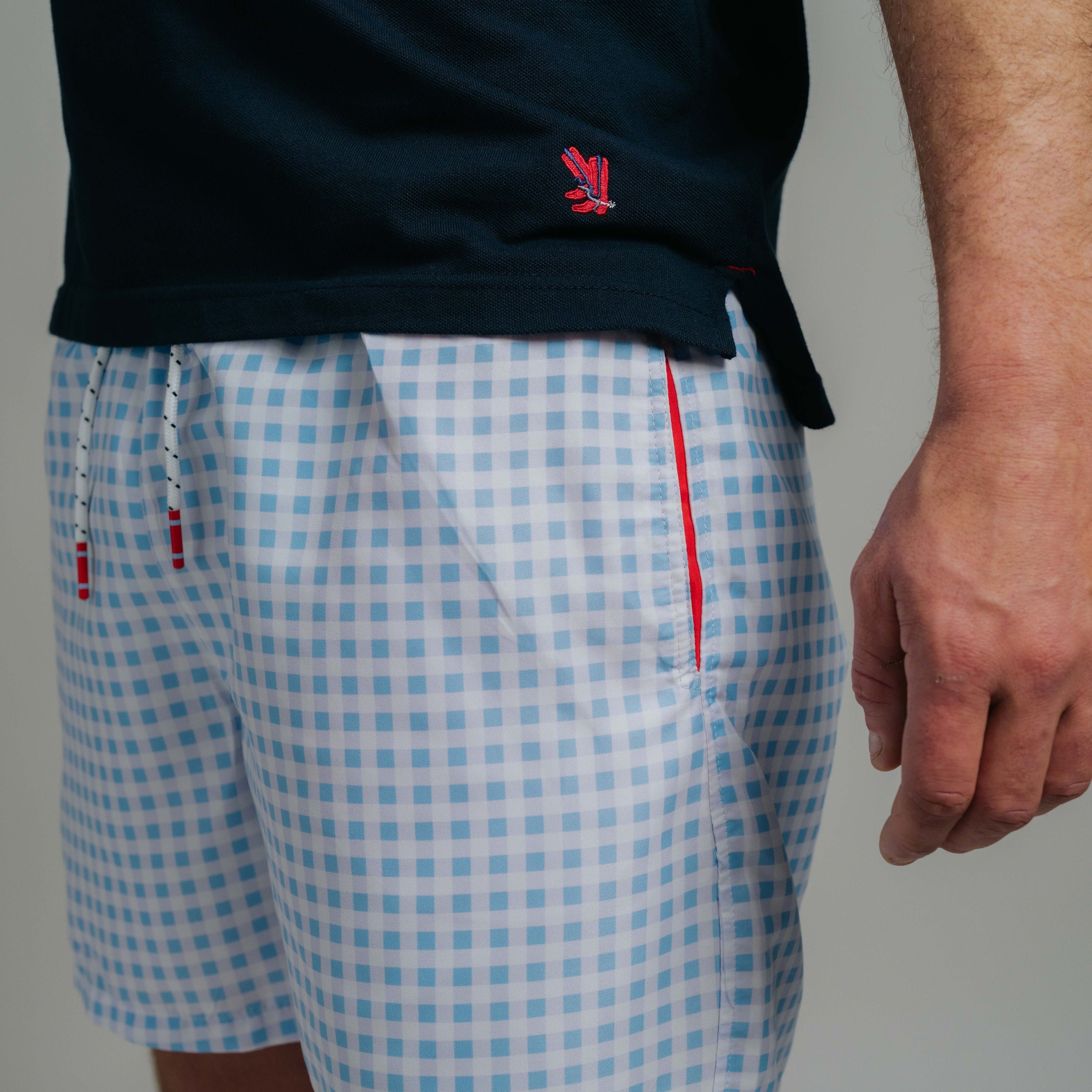 Board Shorts - Blue Check
