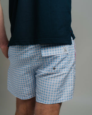 Board Shorts - Blue Check