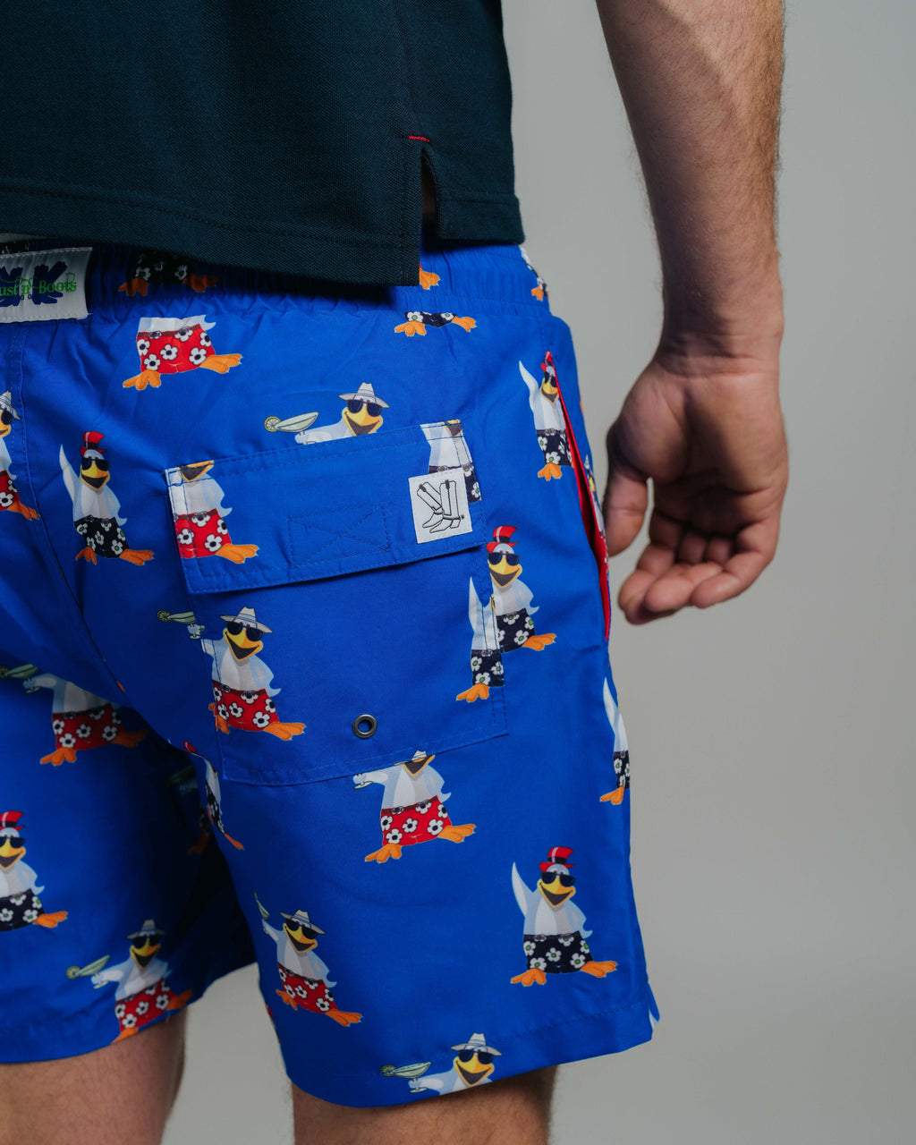 Board Shorts - Cocktail Penguin