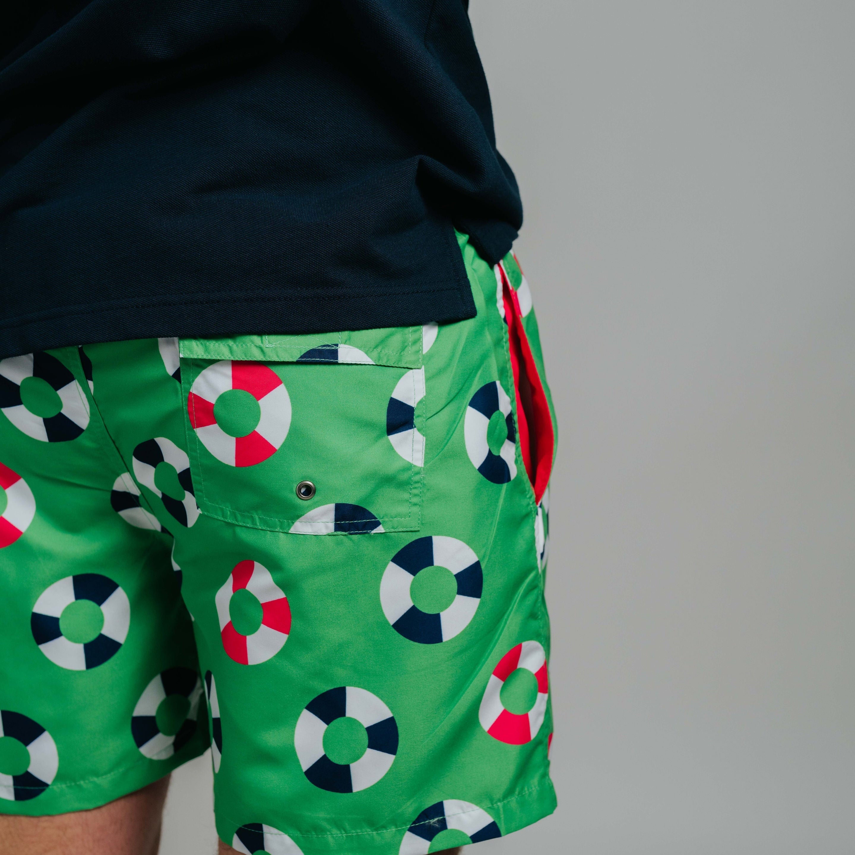 Board Shorts - Green Buoy