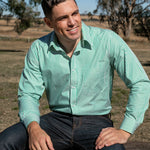 Boomba T-Green/White Stripe