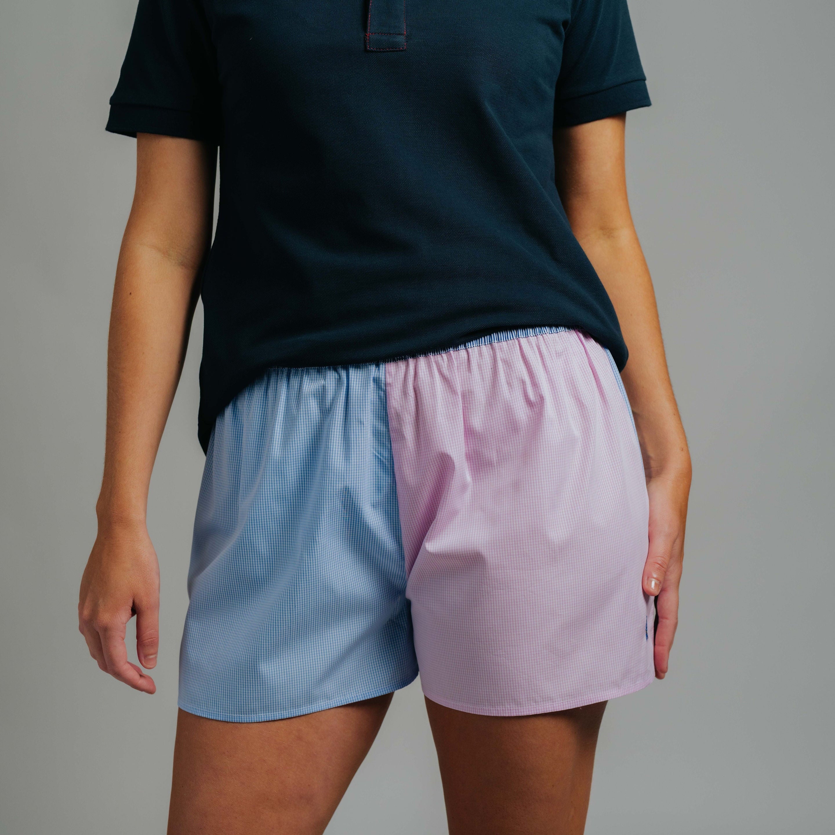Boxer Shorts - Mini Gingham Multi-colour