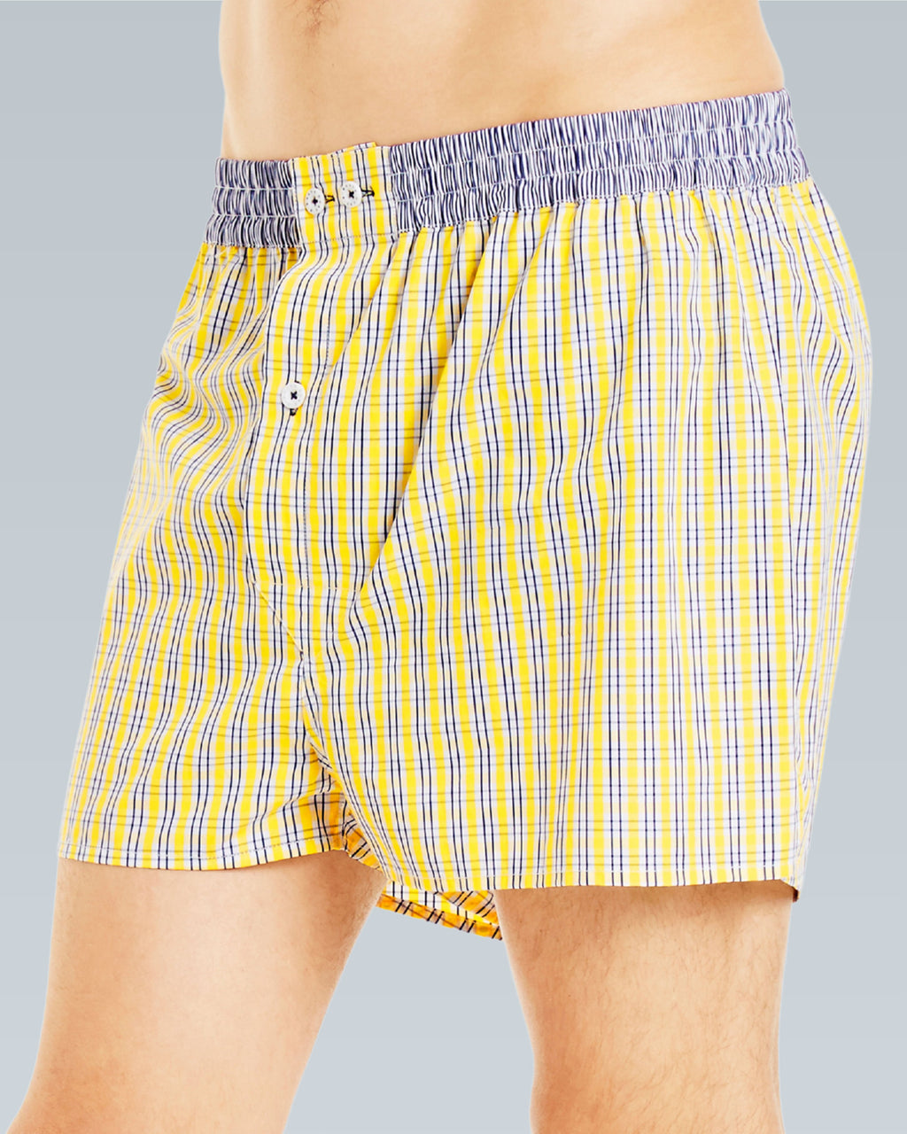 Boxer Shorts - O Yellow/Navy Check
