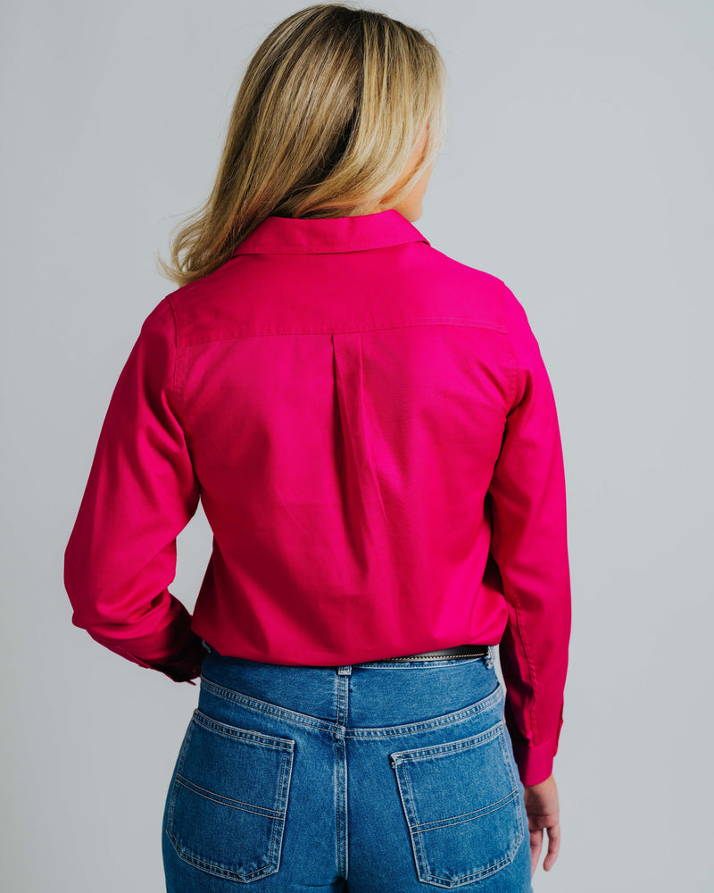 Cleland Fuchsia Work Shirts