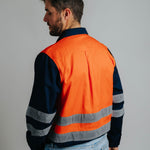 Cleland Hi Vis Orange Work Shirt