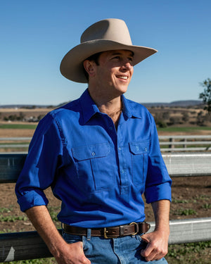 Cleland Jacaranda Work Shirt - Mid Weight