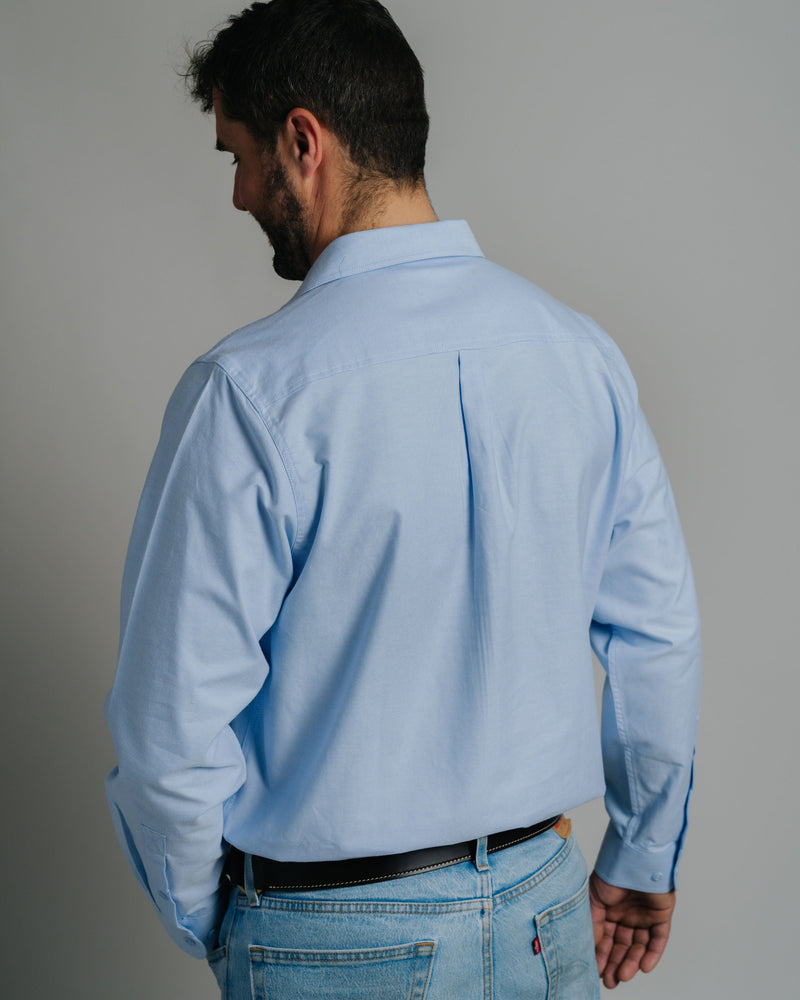 Cleland Oxford Blue Work Shirt