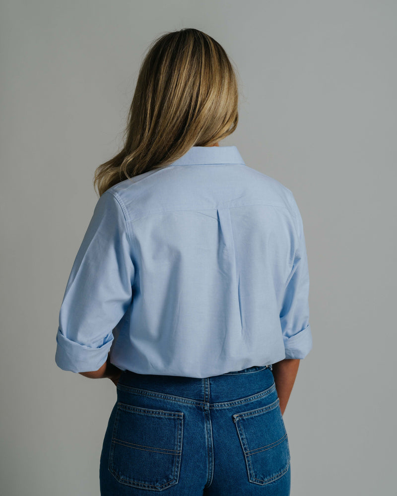 Cleland Oxford Blue Work Shirts