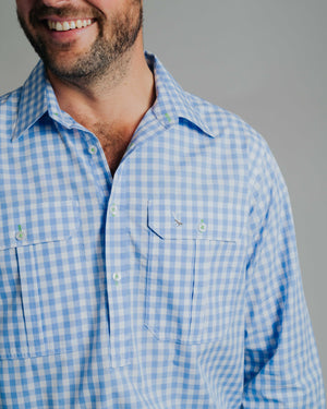 Cleland Pale Blue Check