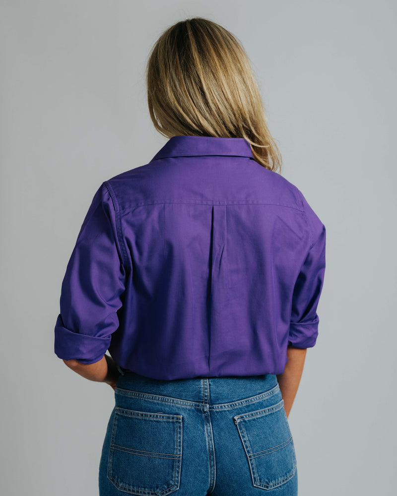 Cleland Purple Work Shirts