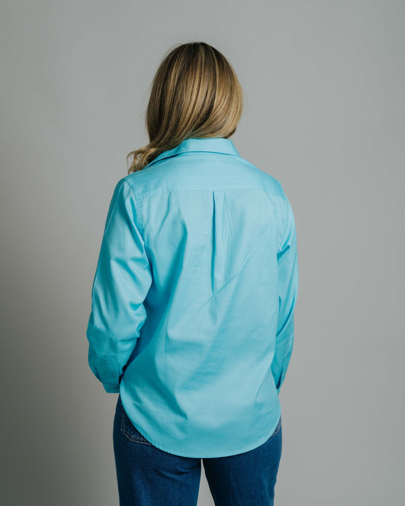 Cleland Turquoise Work Shirt