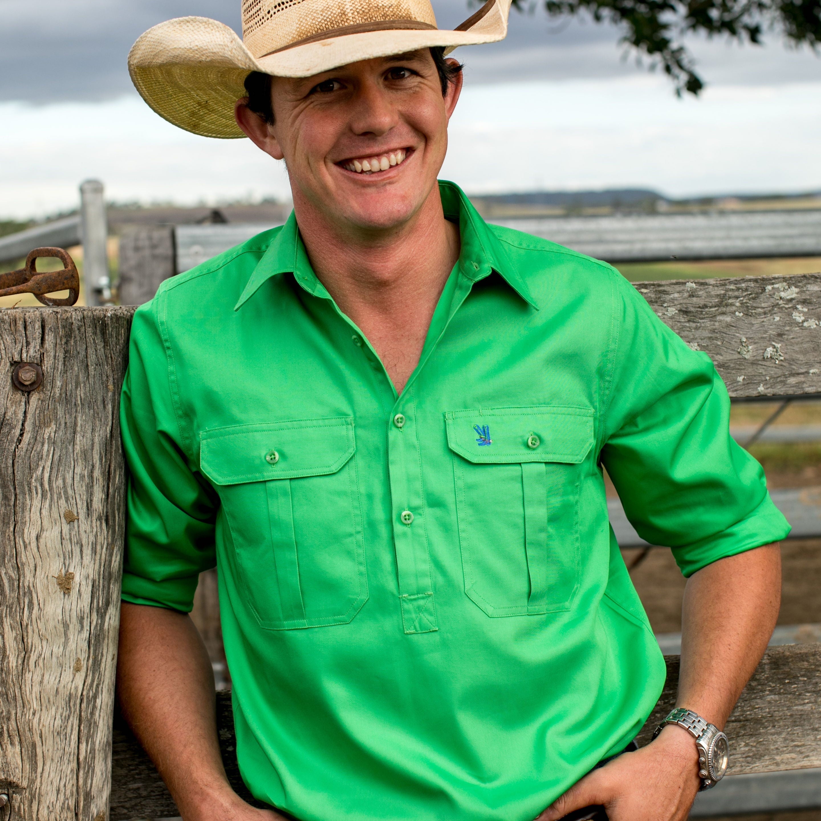 Cleland Work Shirt - Clover