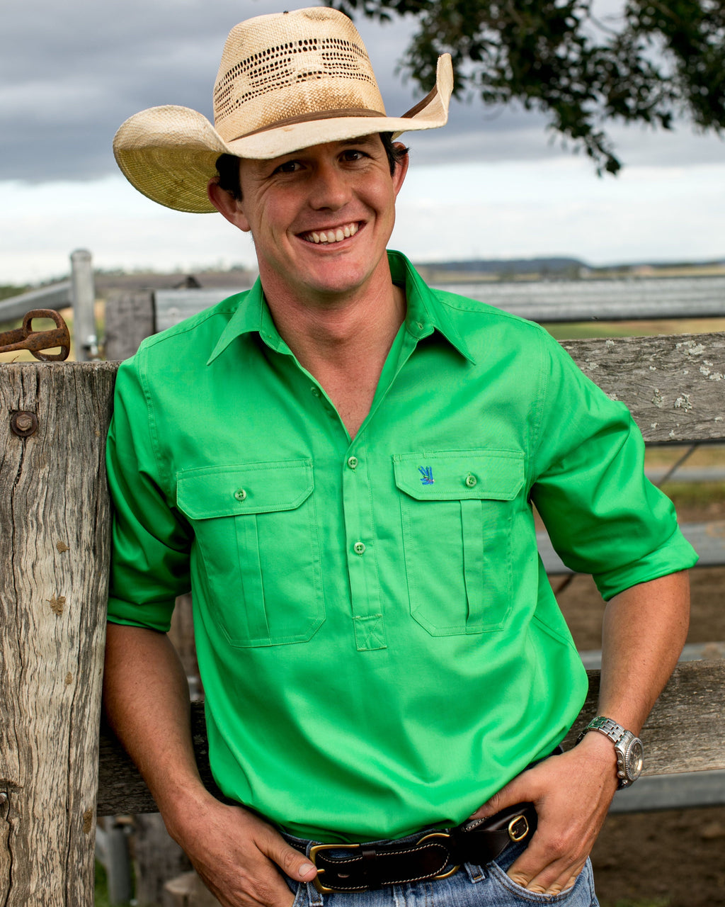Cleland Work Shirt - Clover