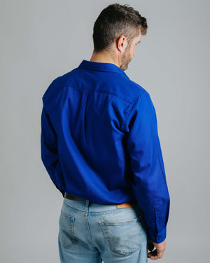 Cleland Work Shirt - Cobalt