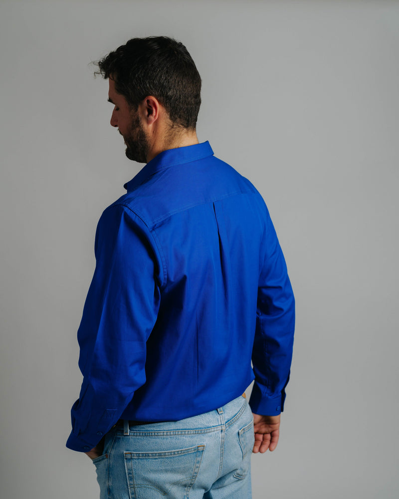 Cleland Work Shirt - Jacaranda