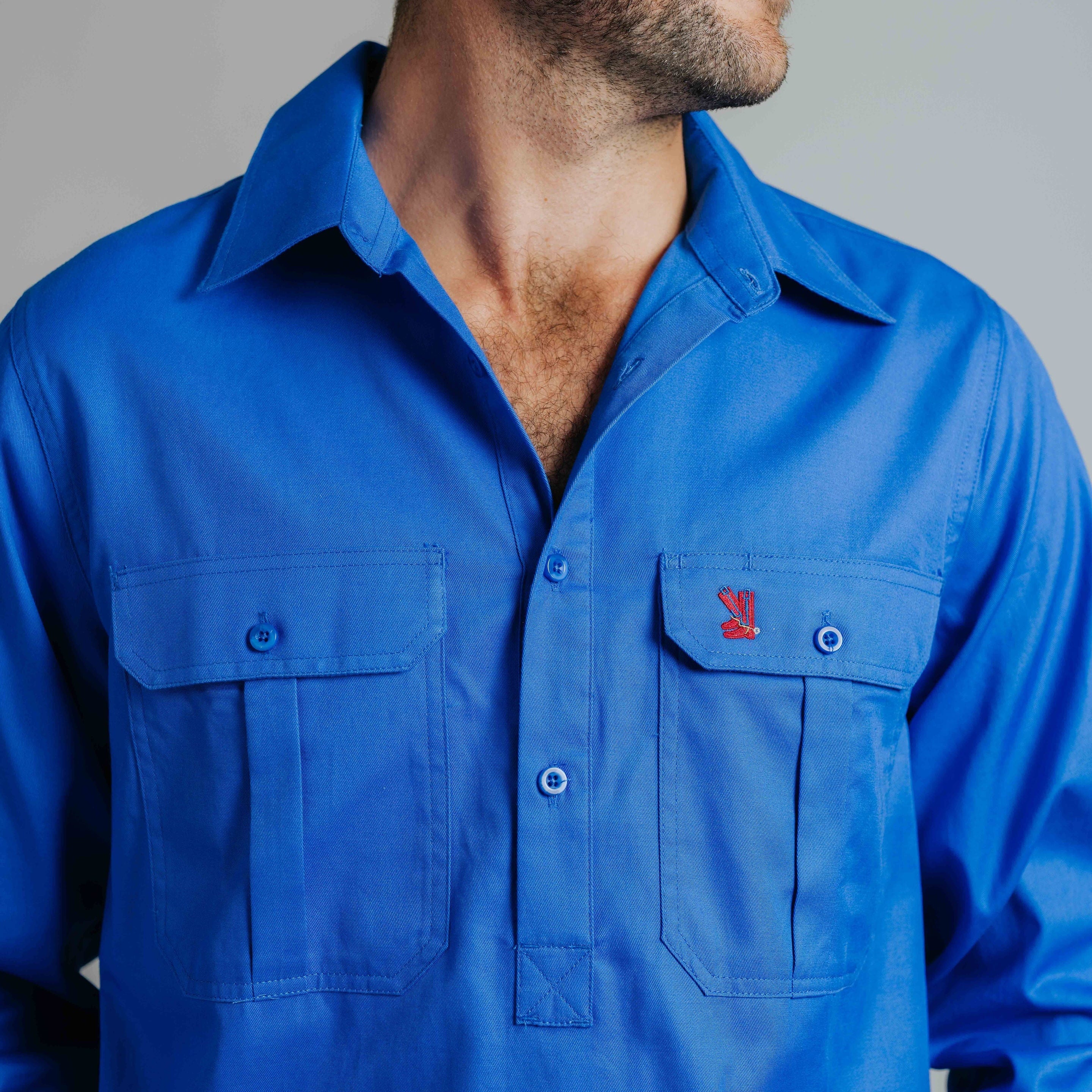 Cleland Work Shirt - Ocean