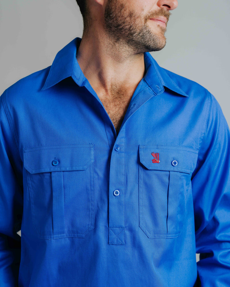 Cleland Work Shirt - Ocean