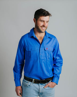 Cleland Work Shirt - Ocean
