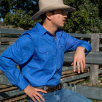Cleland Work Shirt - Ocean