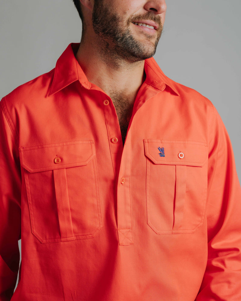 Cleland Work Shirt - Peach