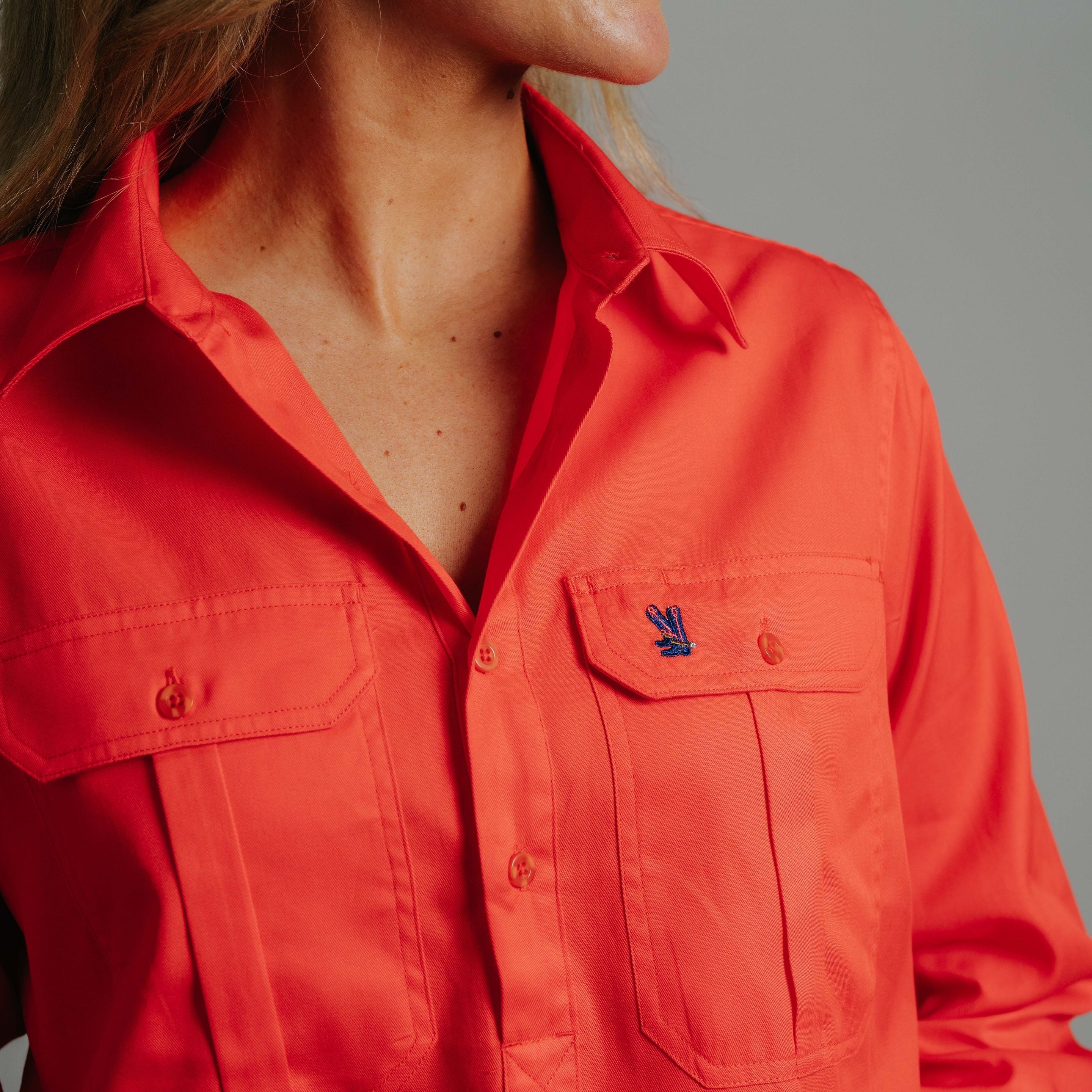 Cleland Work Shirt - Peach