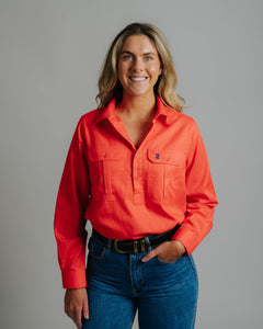 Cleland Work Shirt - Peach