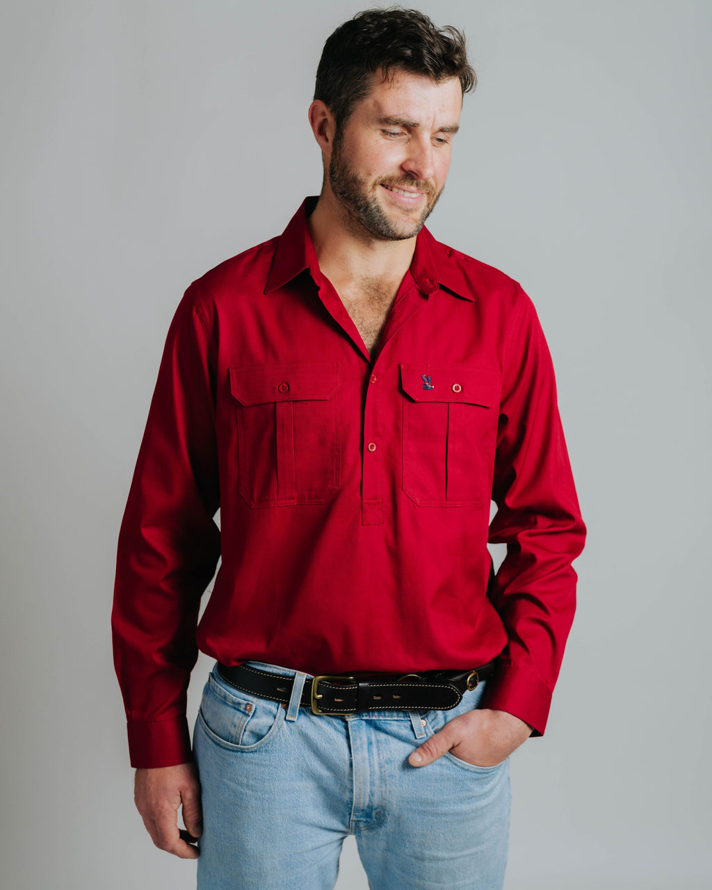 Cleland Work Shirt - Red