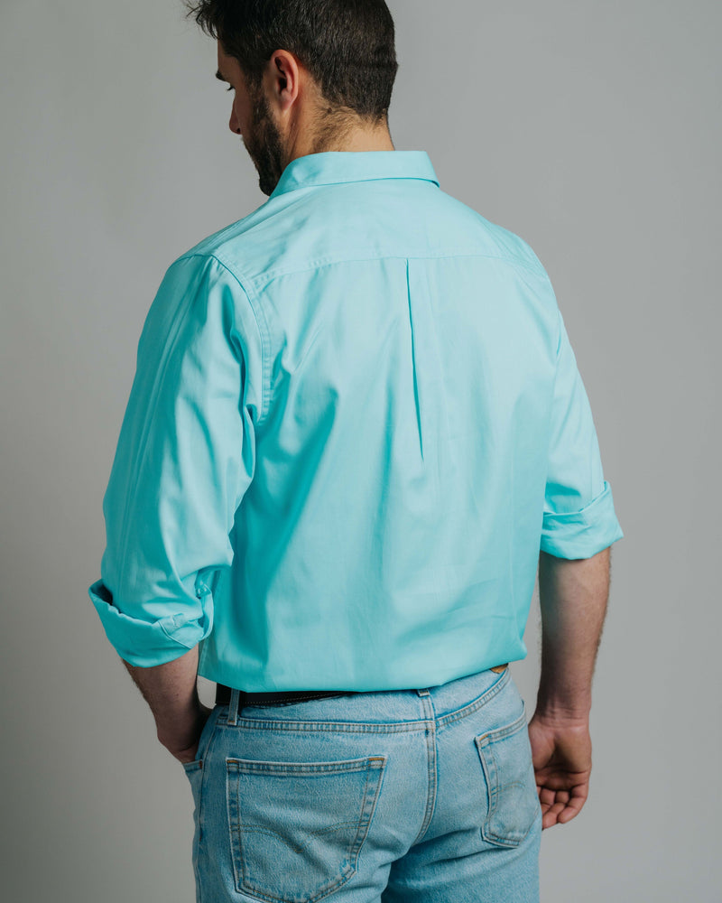 Cleland Work Shirt - Turquoise