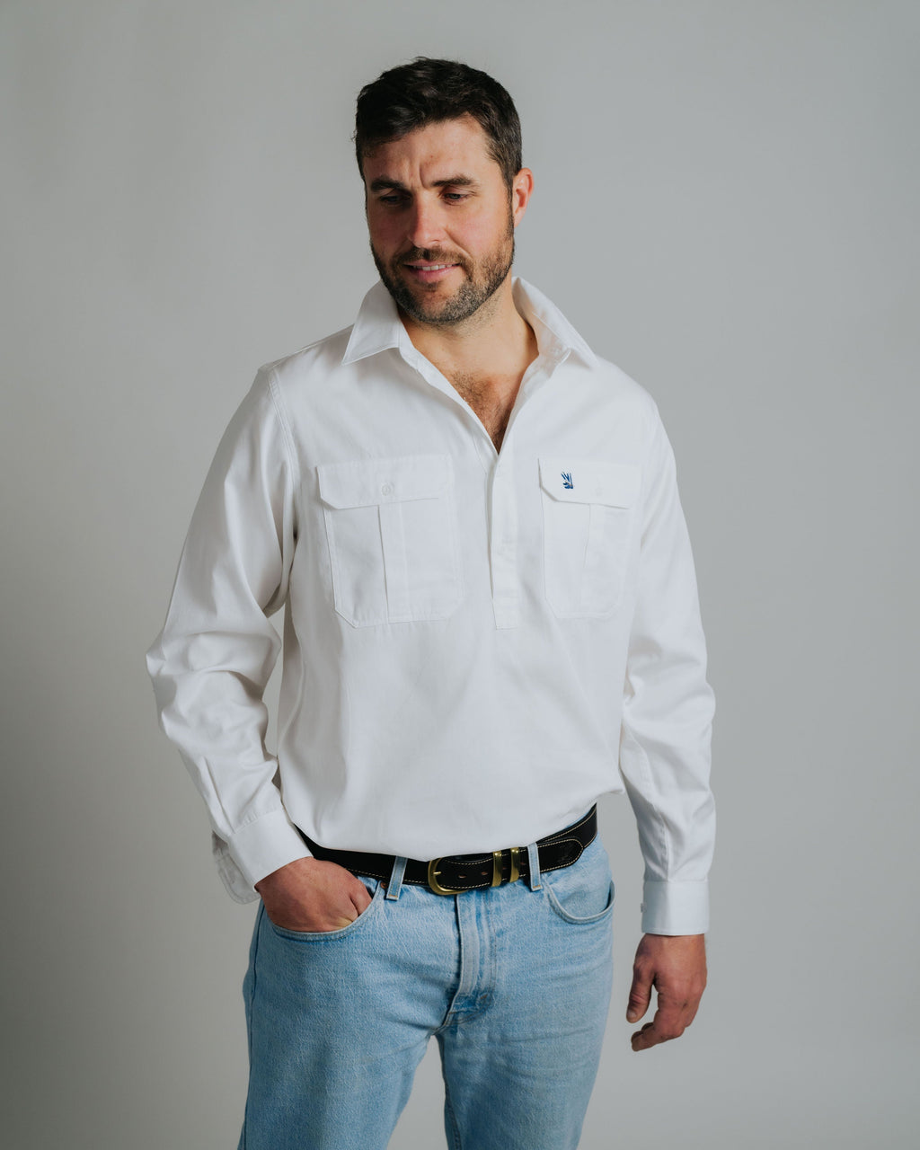 Cleland Work Shirt - White
