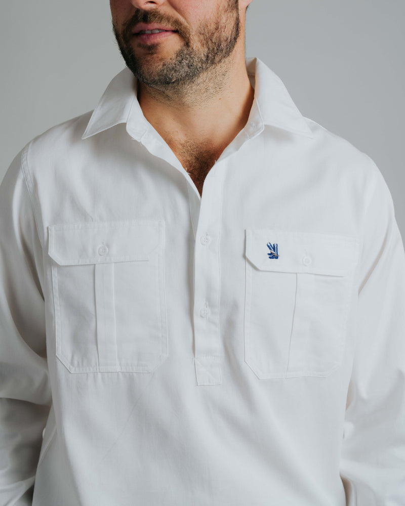 Cleland Work Shirt - White