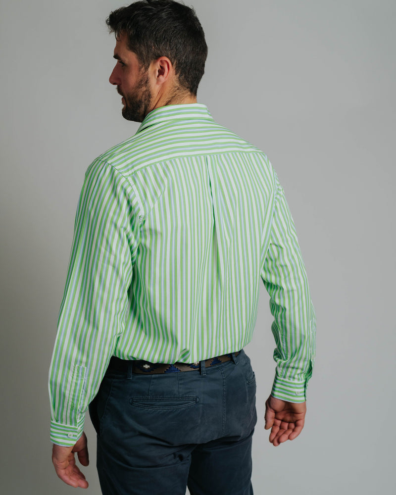 Cleland X-Blue / Green Stripe