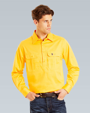 Cleland Yellow Work Shirt
