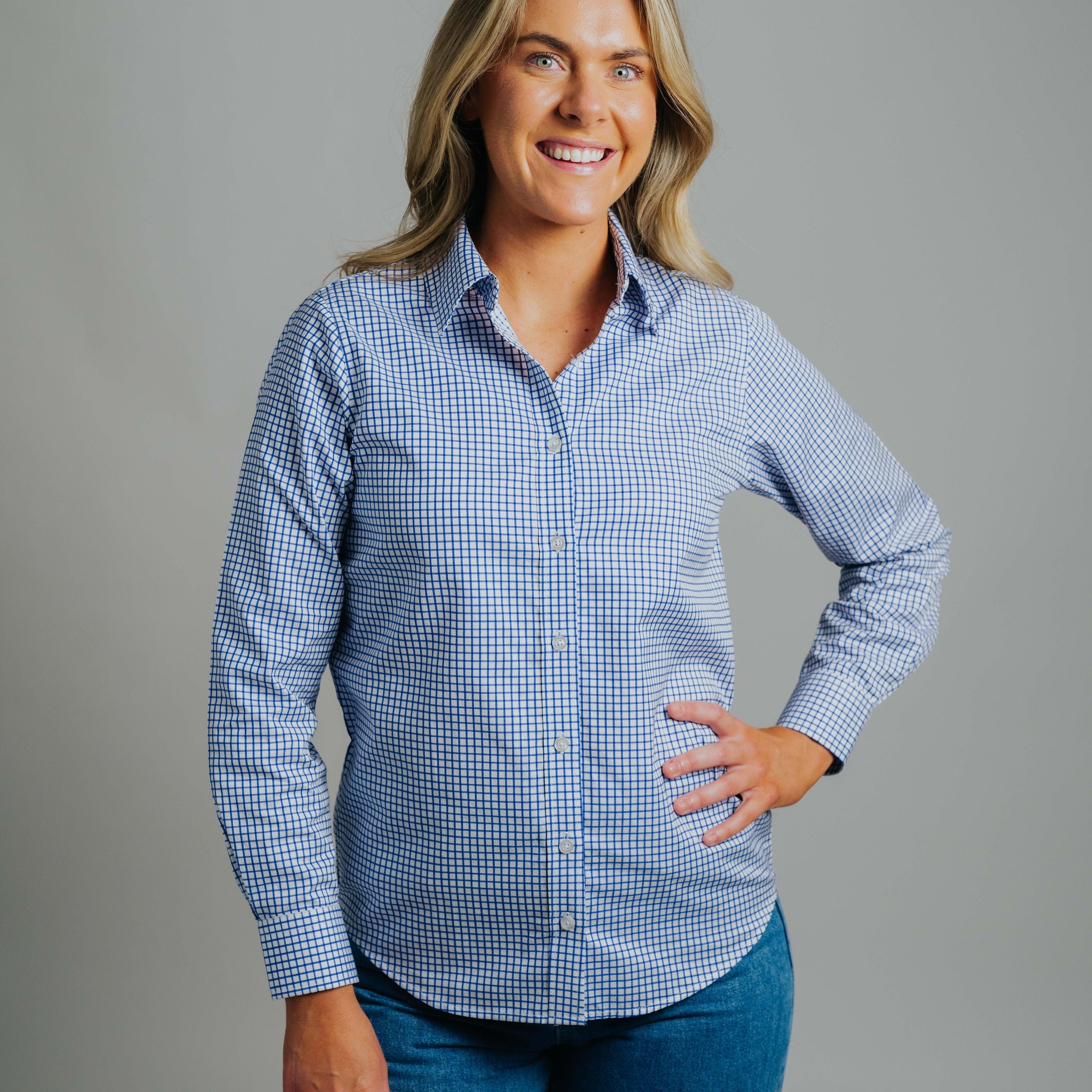 Coco Fine Navy Check