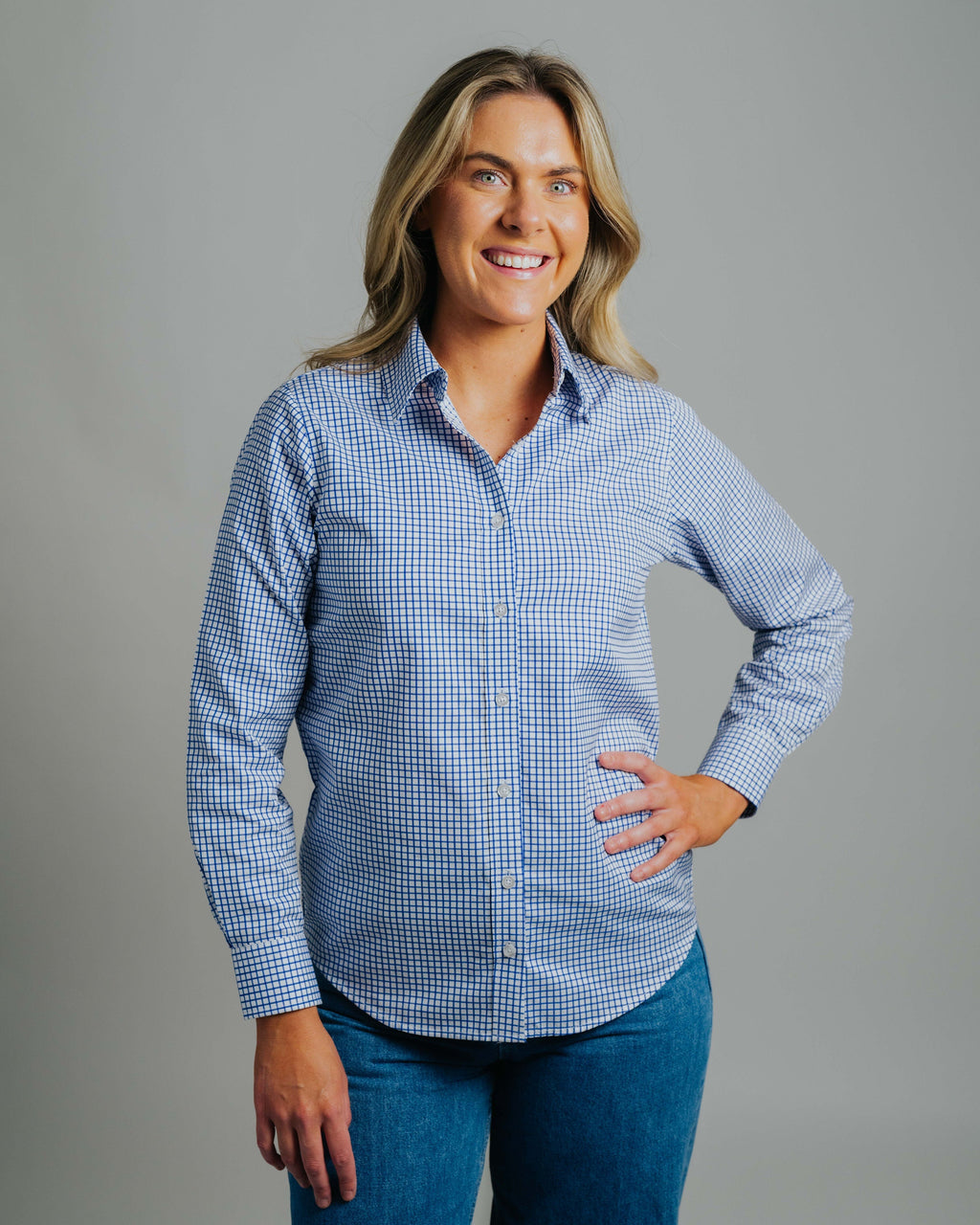 Coco Fine Navy Check