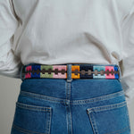 Designer Belt - Multi Colour Leather