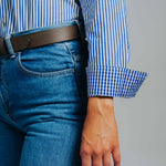 Elly D1-Navy/White Stripe