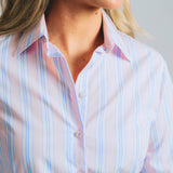 Elly S-Pink / Blue Stripe