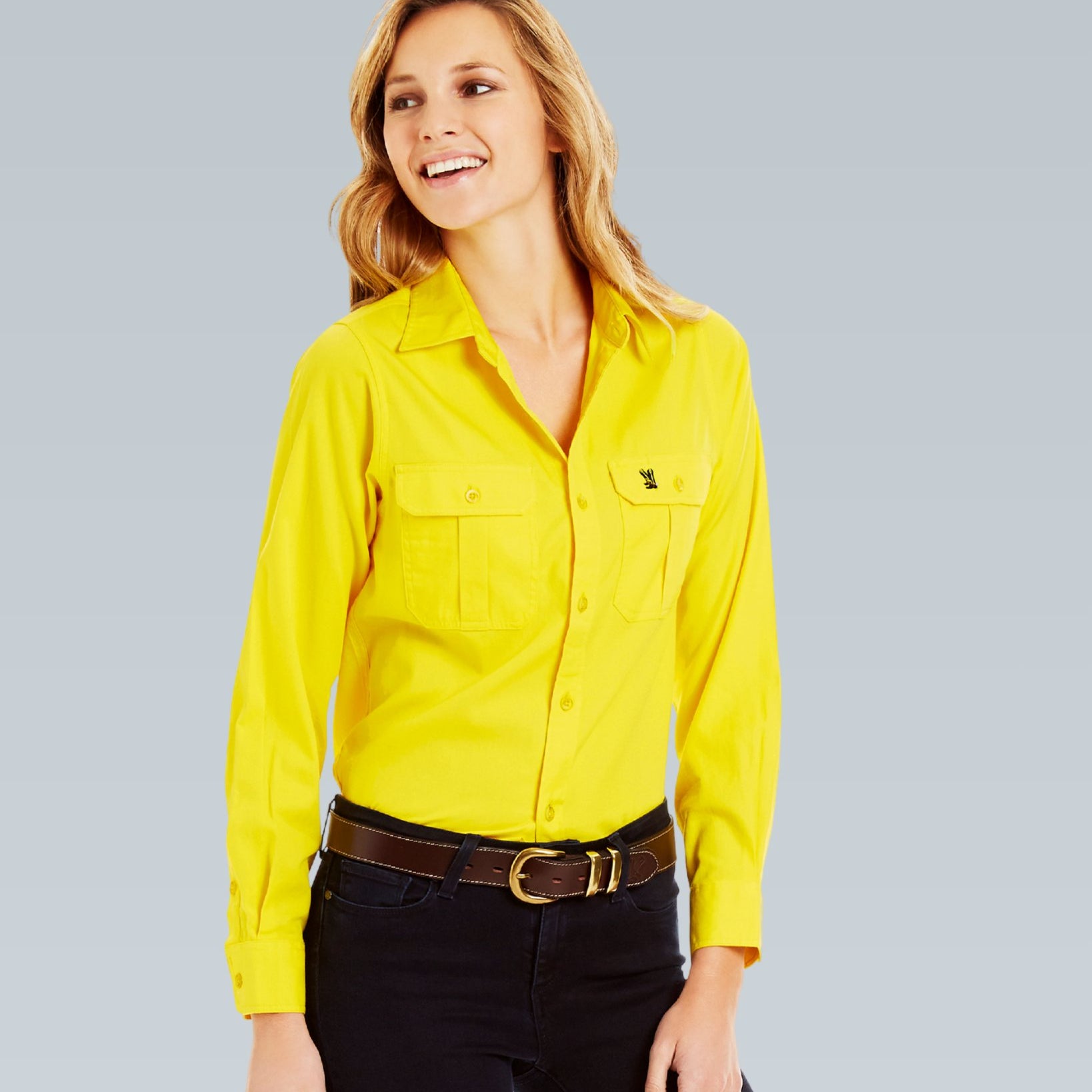 Gournama Bright Yellow Work Shirt