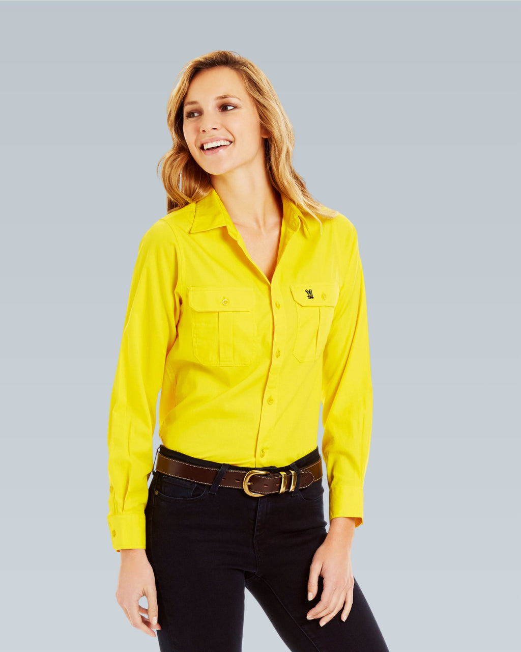 Gournama Bright Yellow Work Shirt