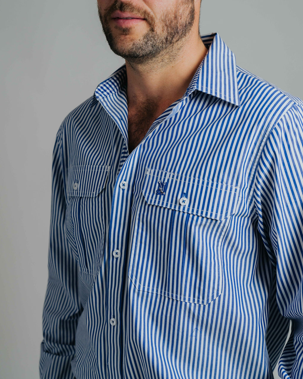 Gournama D1-Navy Stripe