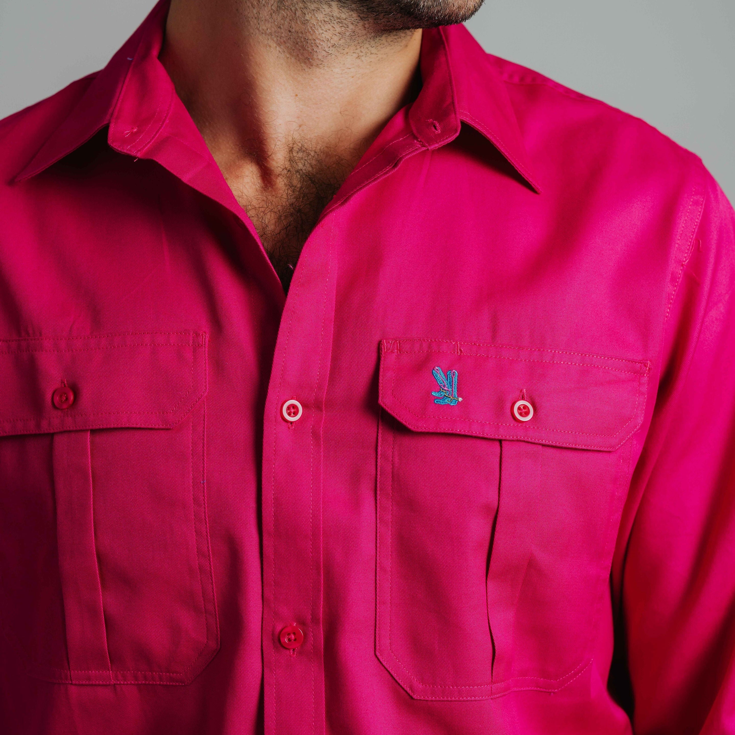 Gournama Fuchsia Work Shirt